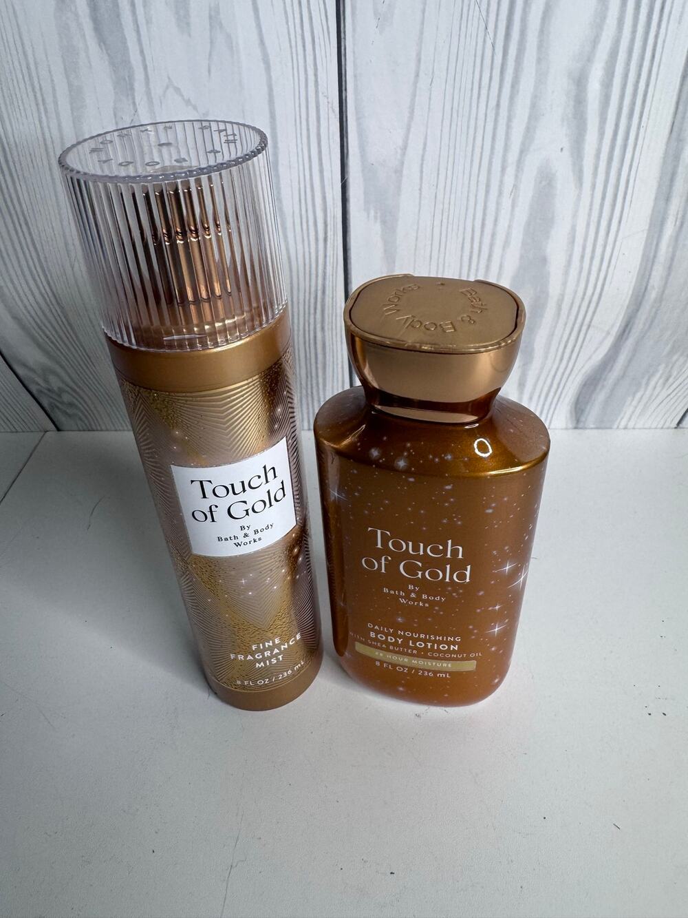 Bath & Body Works Touch Of Gold Body Spray & Lotion